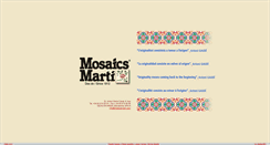 Desktop Screenshot of mosaicsmarti.com